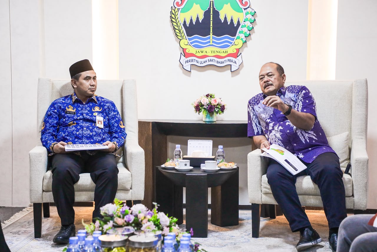 Wagub bersama dengan Ketua KONI Jateng terkait persiapan Porprov XVII Jateng 2026