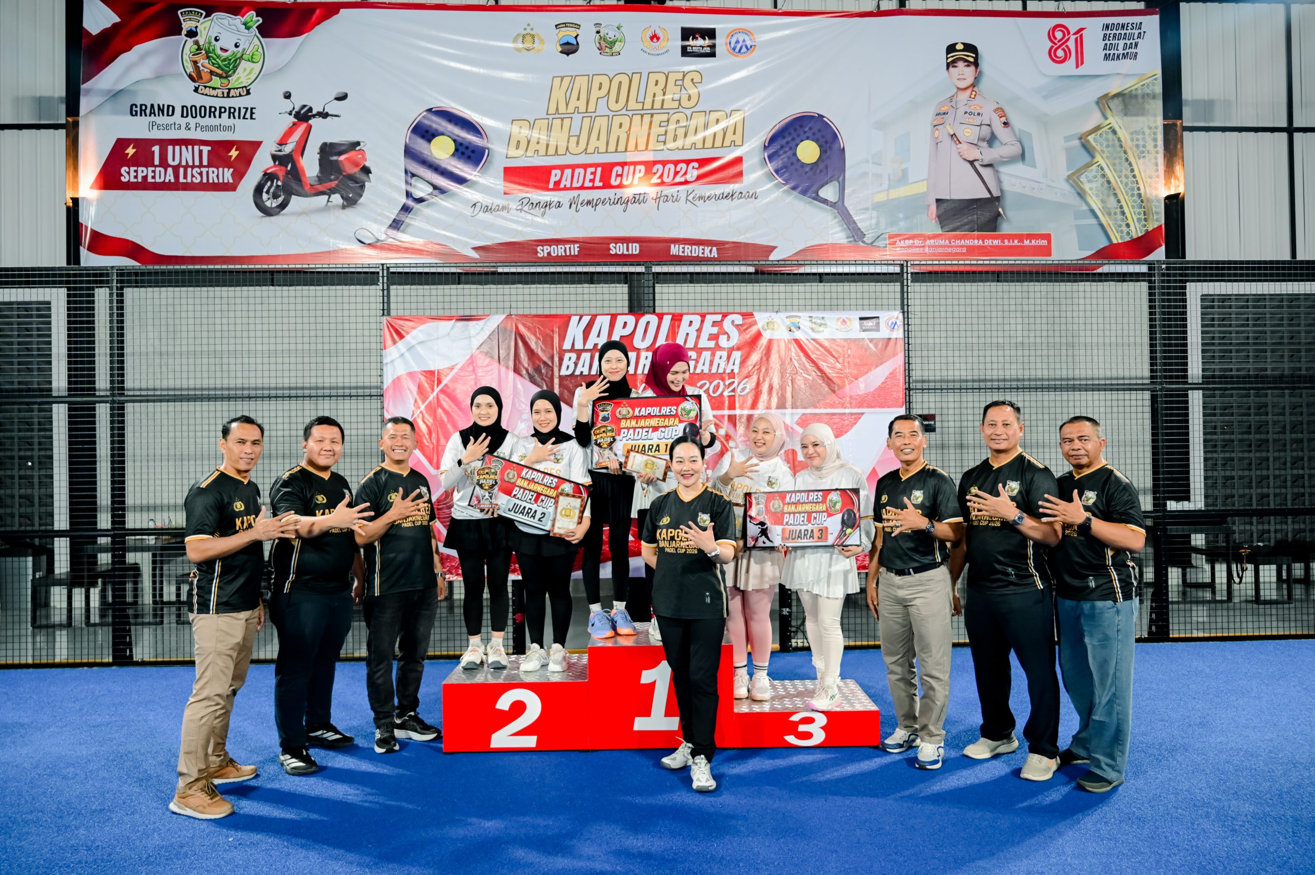 Para juara Padel Kapolres Cup 2026