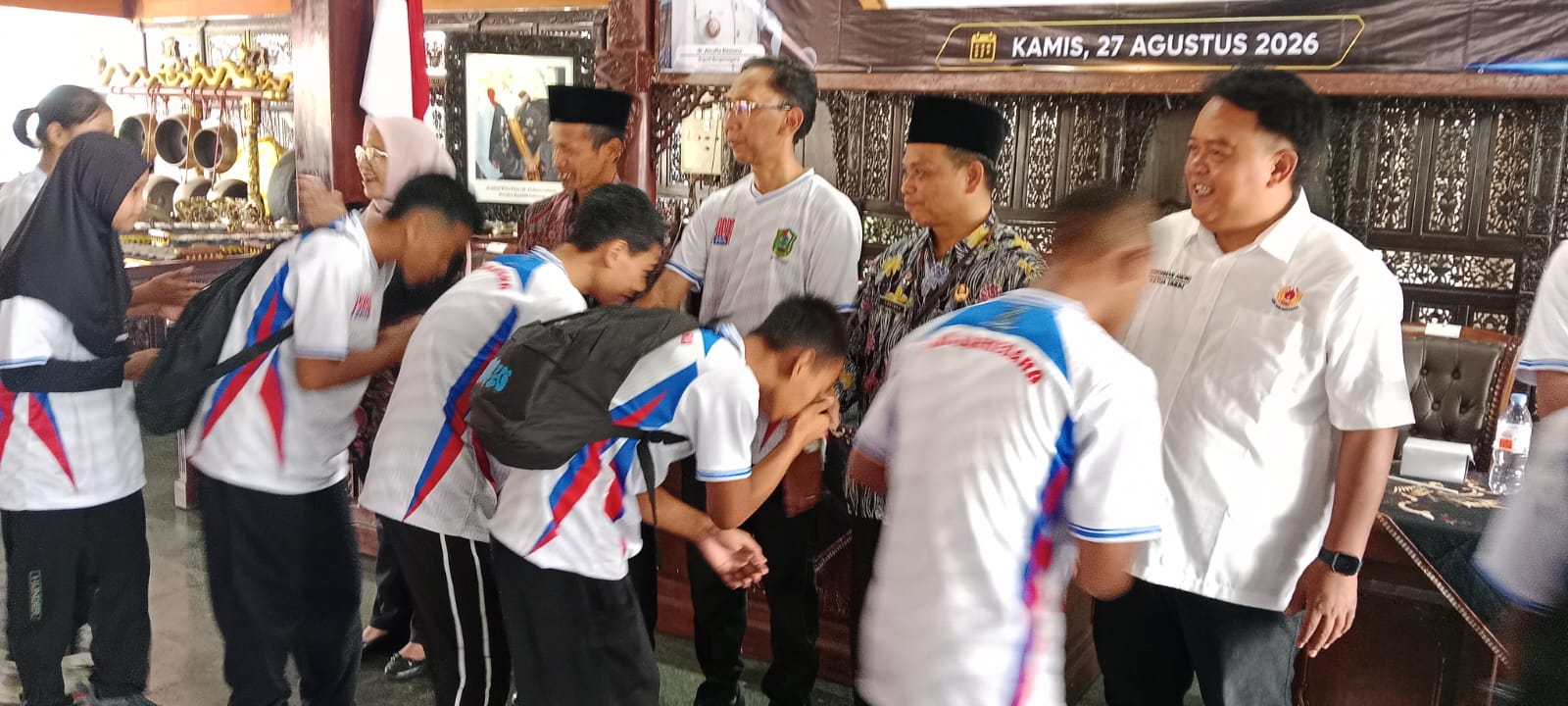 Pelepasan kontingen Banjarnegara ke Popda Jateng
