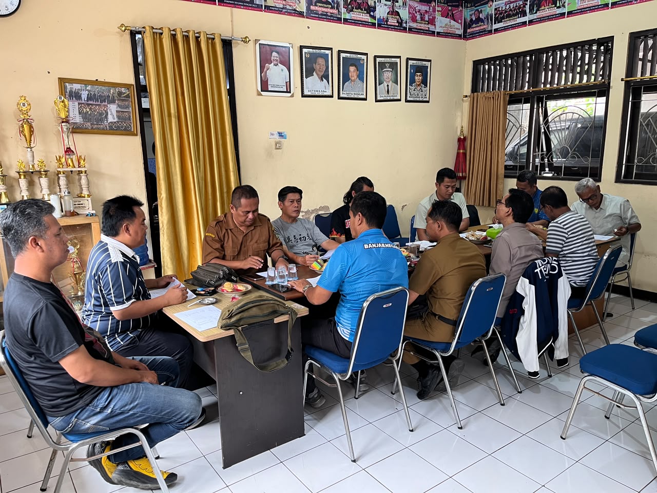 KONI Banjarnegara saat menggelar rapat internal untuk mematangkan persiapan Porprov Jateng 2026
