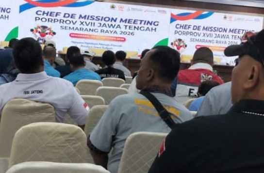 Chef De Mission Meeting menjadi bagian penting jelang gelaran Porprov Jateng 2026