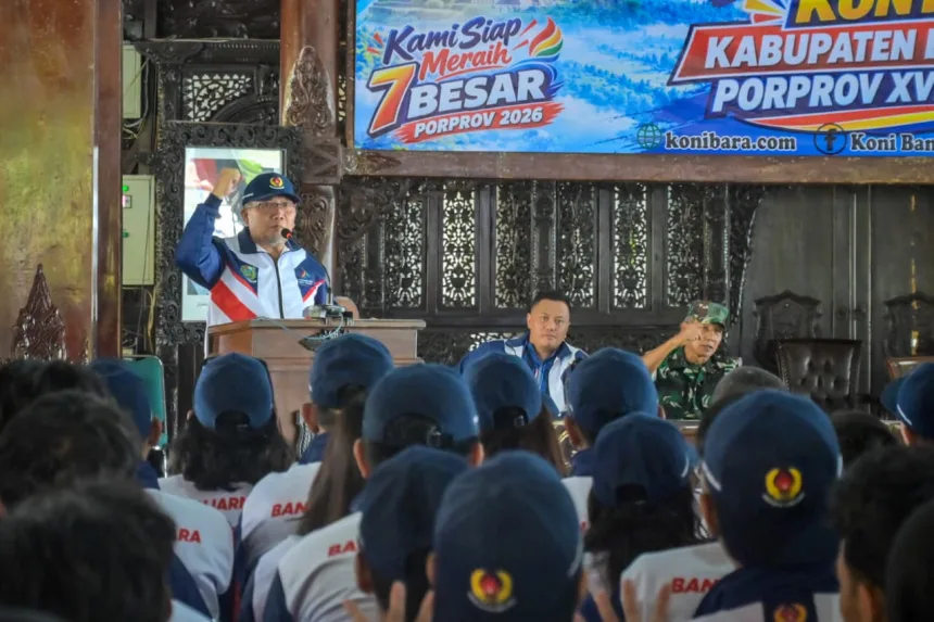 Pelepasan kontingen Kabupaten Banjarnegara menuju Porprov Jateng 2026