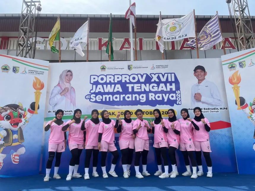 Tim sepak takraw putri Banjarnegara melalju ke semifinal