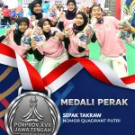 Kontingen Banjarnegara cabang sepak takraw sukses persembahkan medali perak dalam Porprov Jateng 2026
