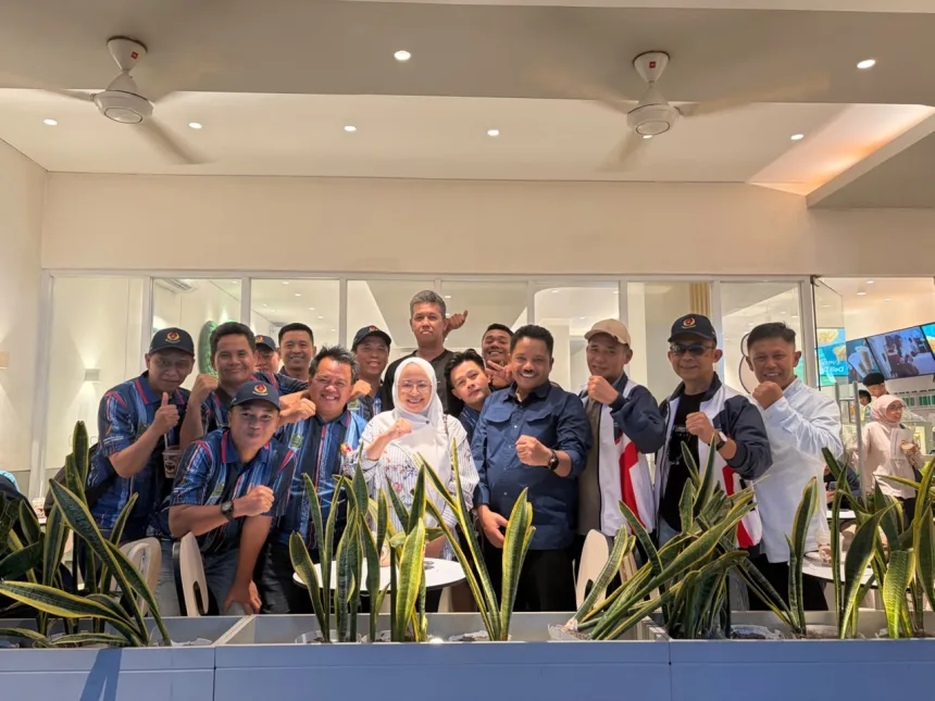 Bupati Banjarnegara Amalia Desiana memberikan dukungan kepada atlet Banjarnegara di Porprov Jawa Tengah 2026.